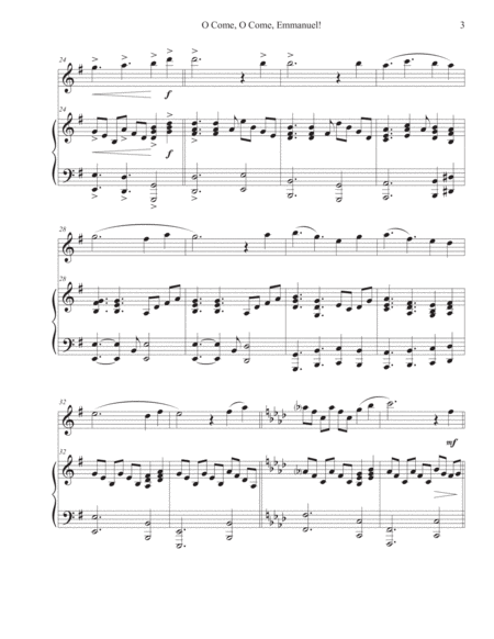 O Come, O Come, Emmanuel! (Flute-Piano) image number null