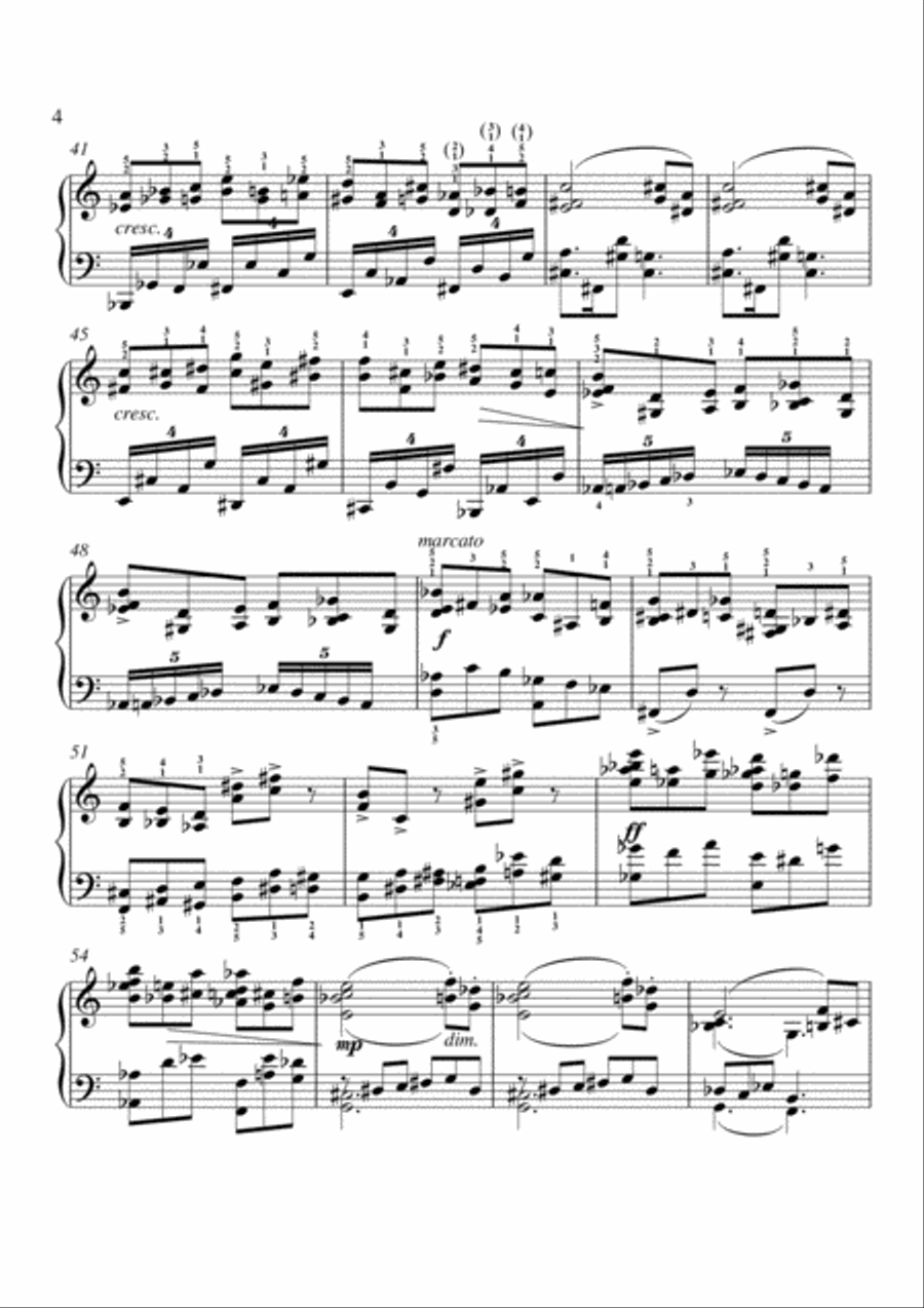 Echoes from a Fractured Dimension Piano Solo scores gallery preview page 5