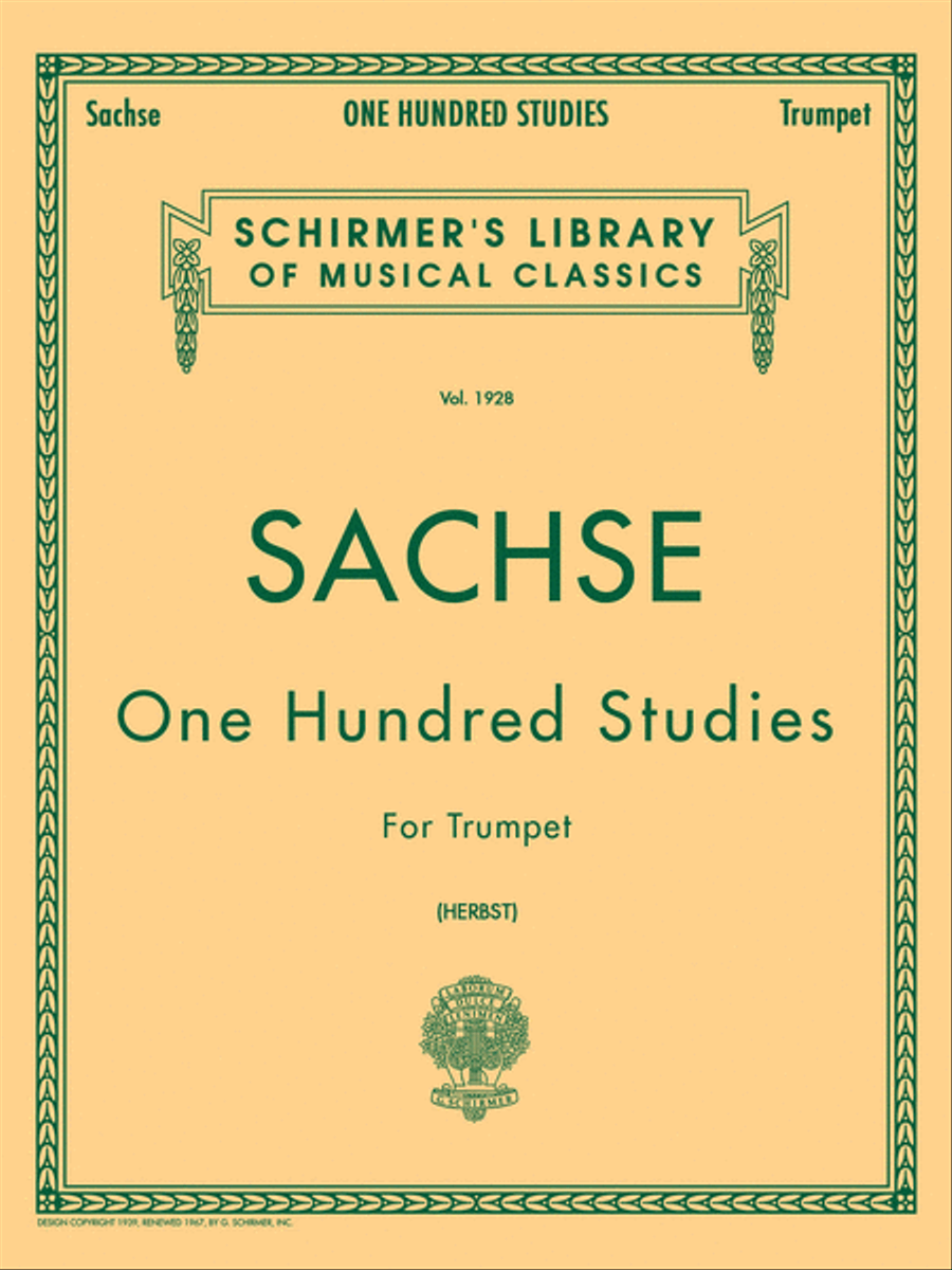 One Hundred Studies for Trumpet Trumpet scores gallery preview page 1