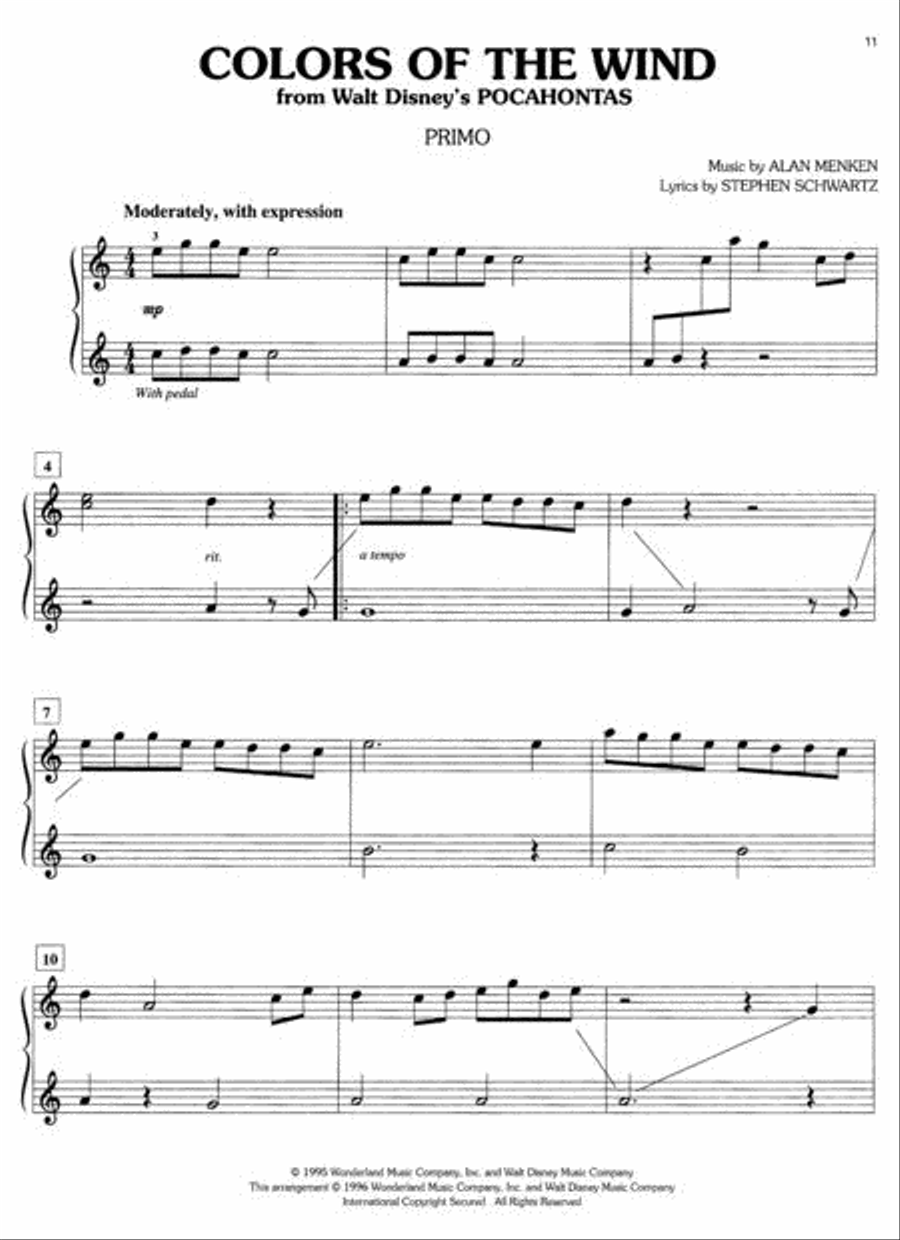 Disney Duets Piano Solo scores gallery preview page 2