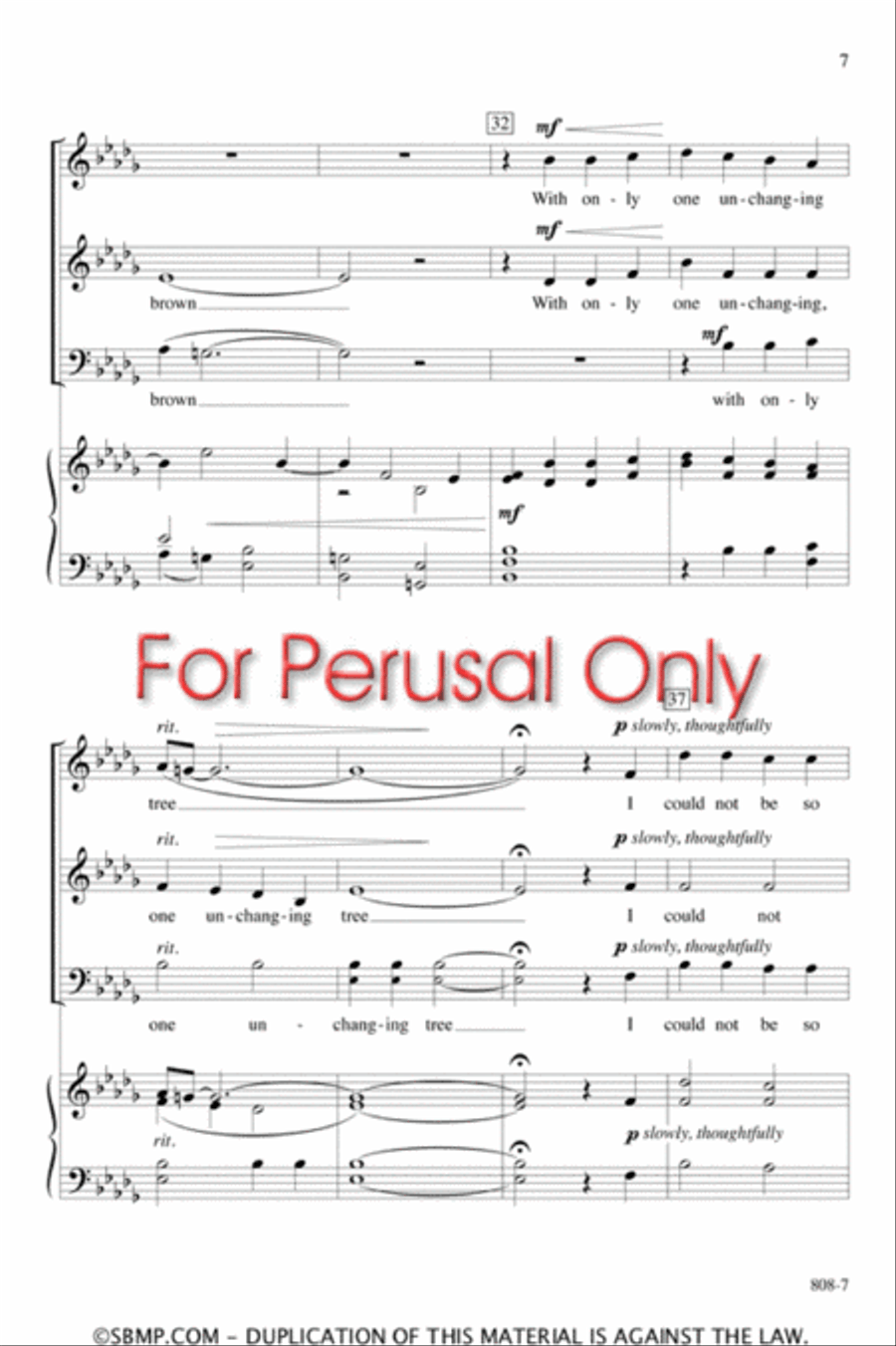 It Sings in Me - SAB Octavo 3-Part scores gallery preview page 6