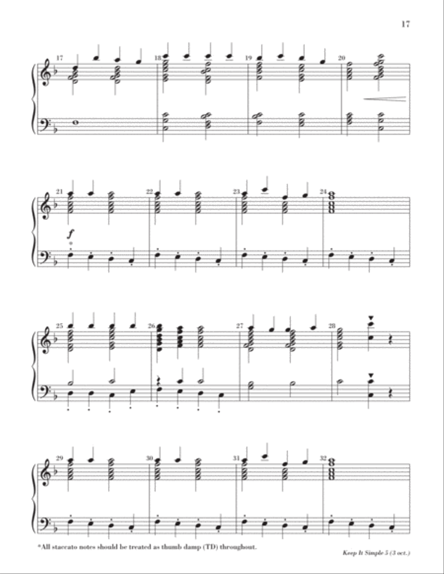Keep It Simple 5 (Christmas Sacred and Secular) 3-Octaves scores gallery preview page 20