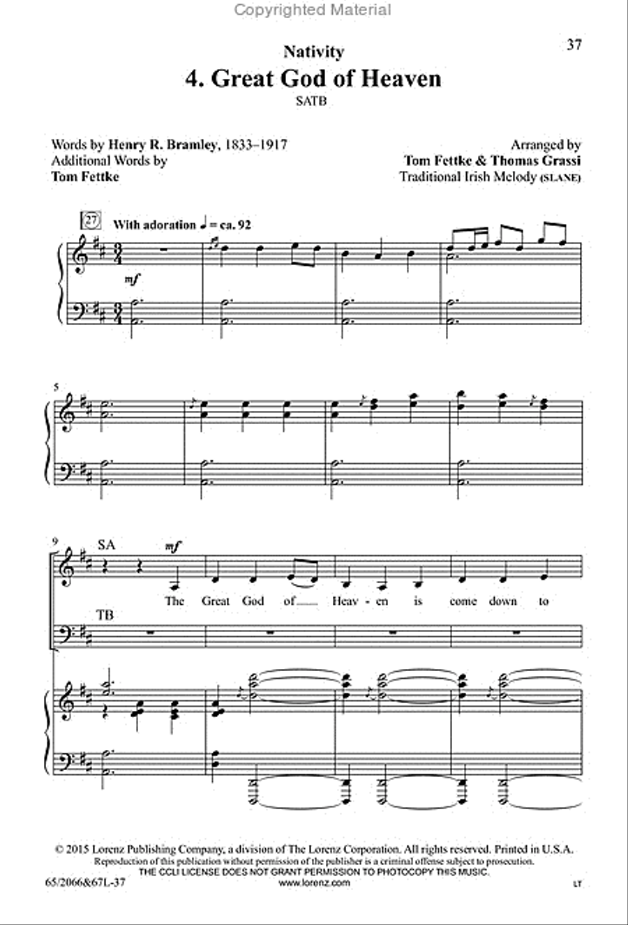 Stars of Glory - SATB with Performance CD 4-Part scores gallery preview page 11