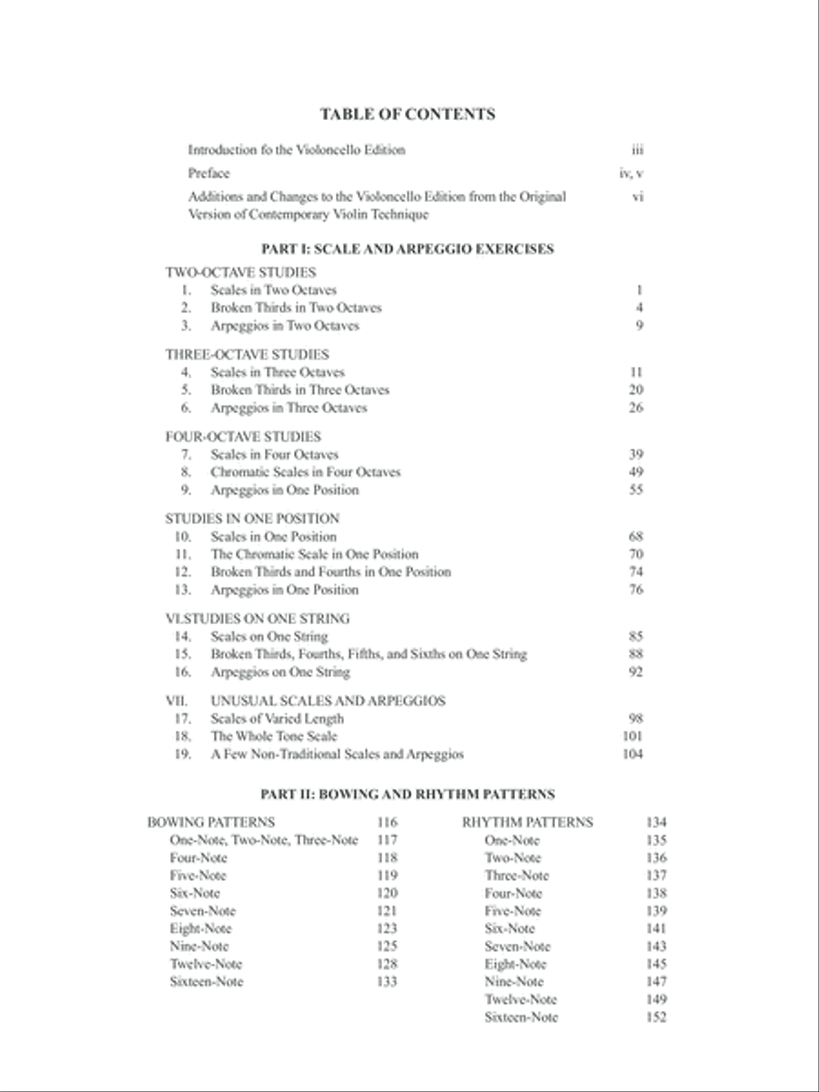 The Galamian Scale System for Violoncello (Volume 1)