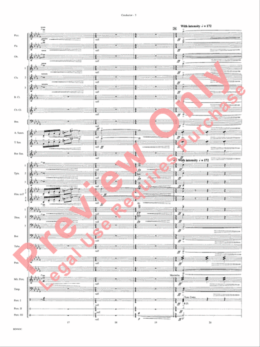 The Inferno The Inferno Concert Band scores gallery preview page 8
