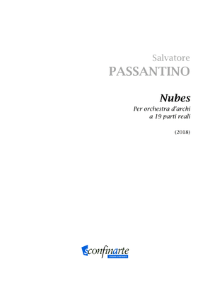 Salvatore Passantino: NUBES (ES-21-055) - Score Only