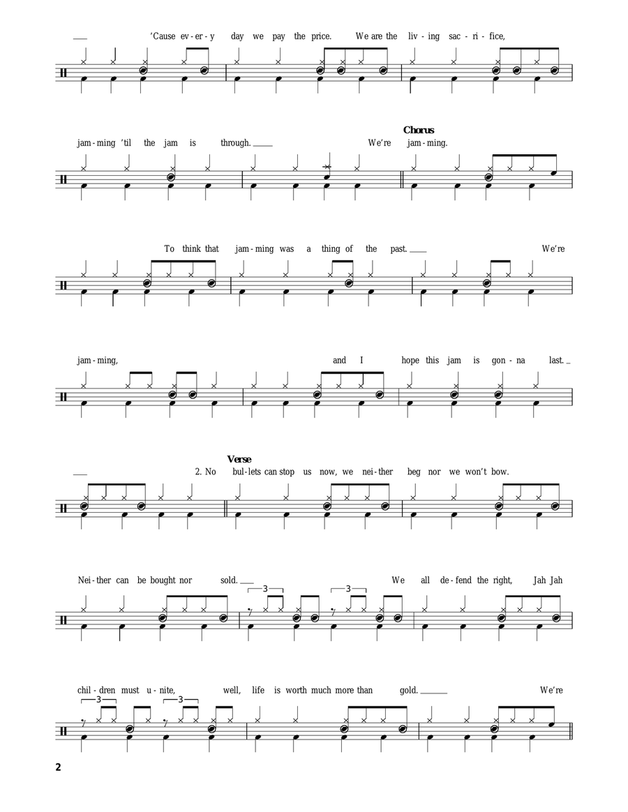 Jamming Drum Set scores gallery preview page 2