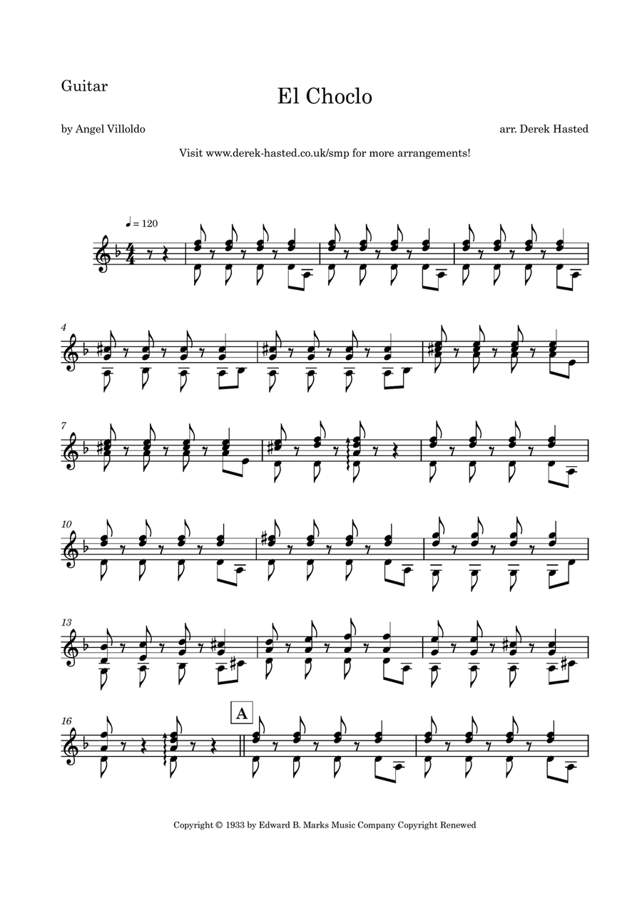 El Choclo Flute scores gallery preview page 6