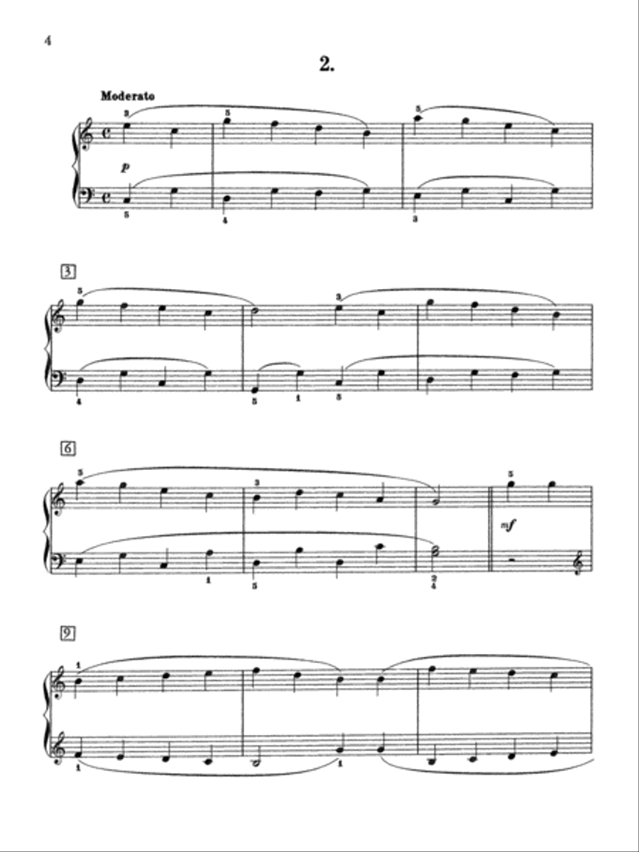 Duvernoy -- 25 Elementary Studies, Op. 176 Piano Method scores gallery preview page 4