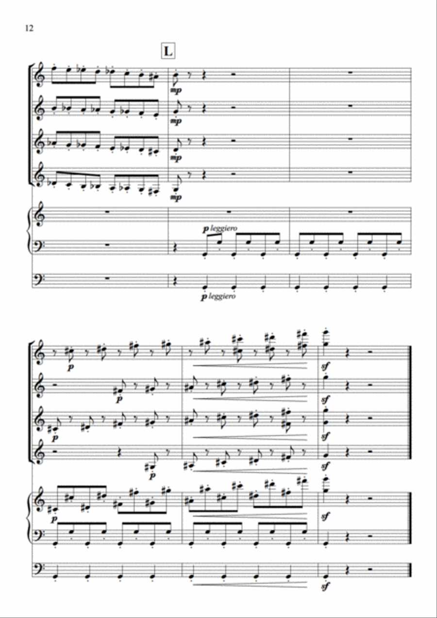 Sabre Dance From ‘Gayaneh’ Ballet Set of Parts scores gallery preview page 11