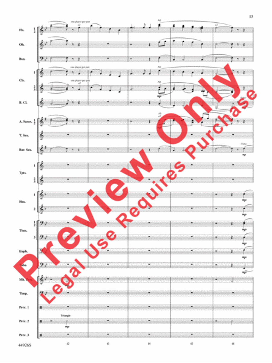 Australiana Concert Band scores gallery preview page 16