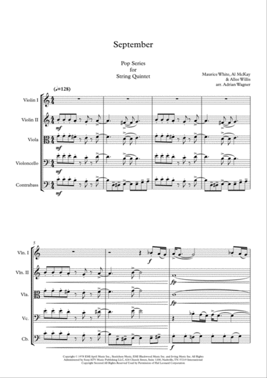 September String Quintet scores gallery preview page 3