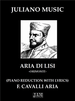 ARIA DI LISI (PIANO REDUCTION WITH LYRICS) - F. CAVALLI