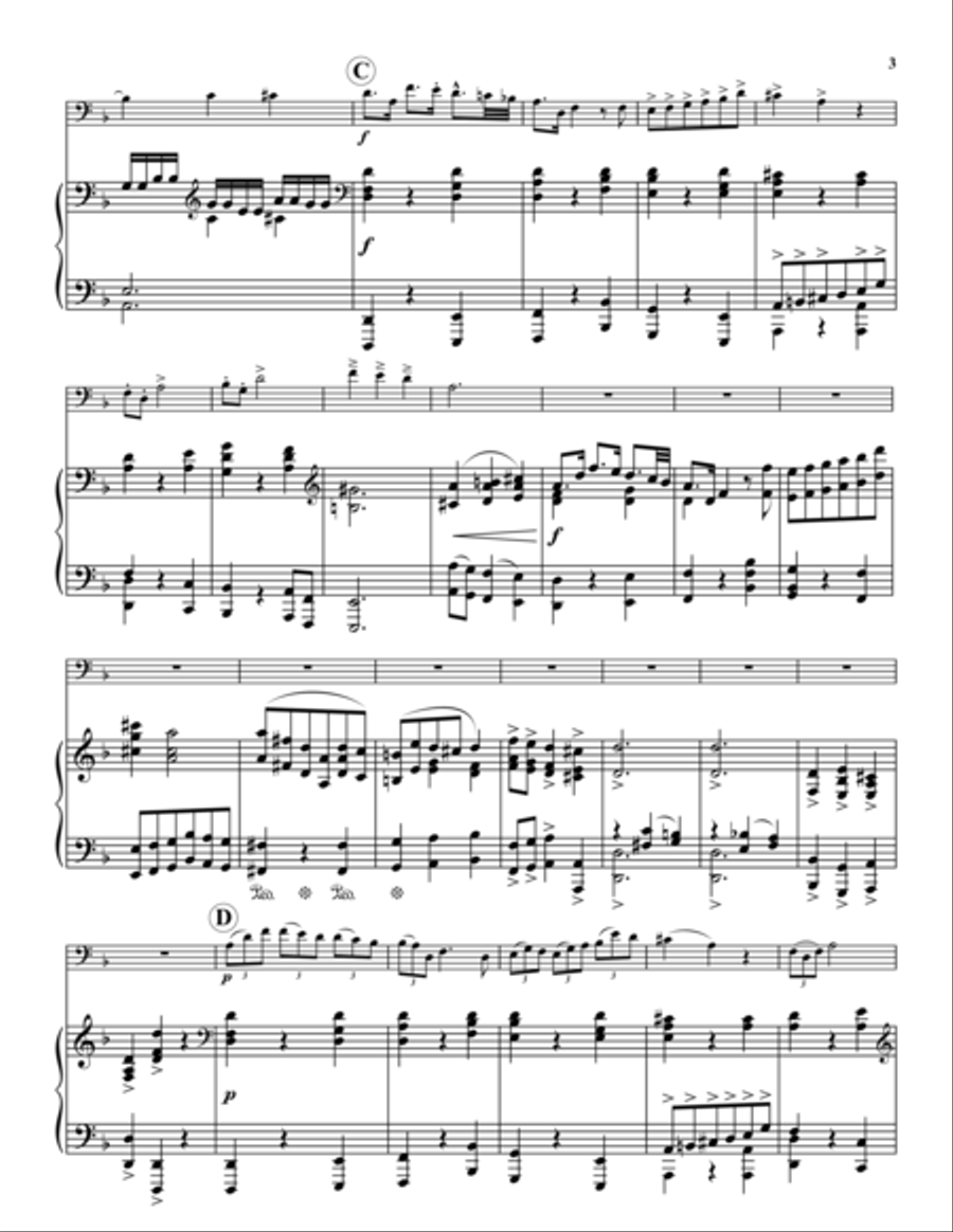 Morceau de Concert Morceau de Concert Euphonium scores gallery preview page 3