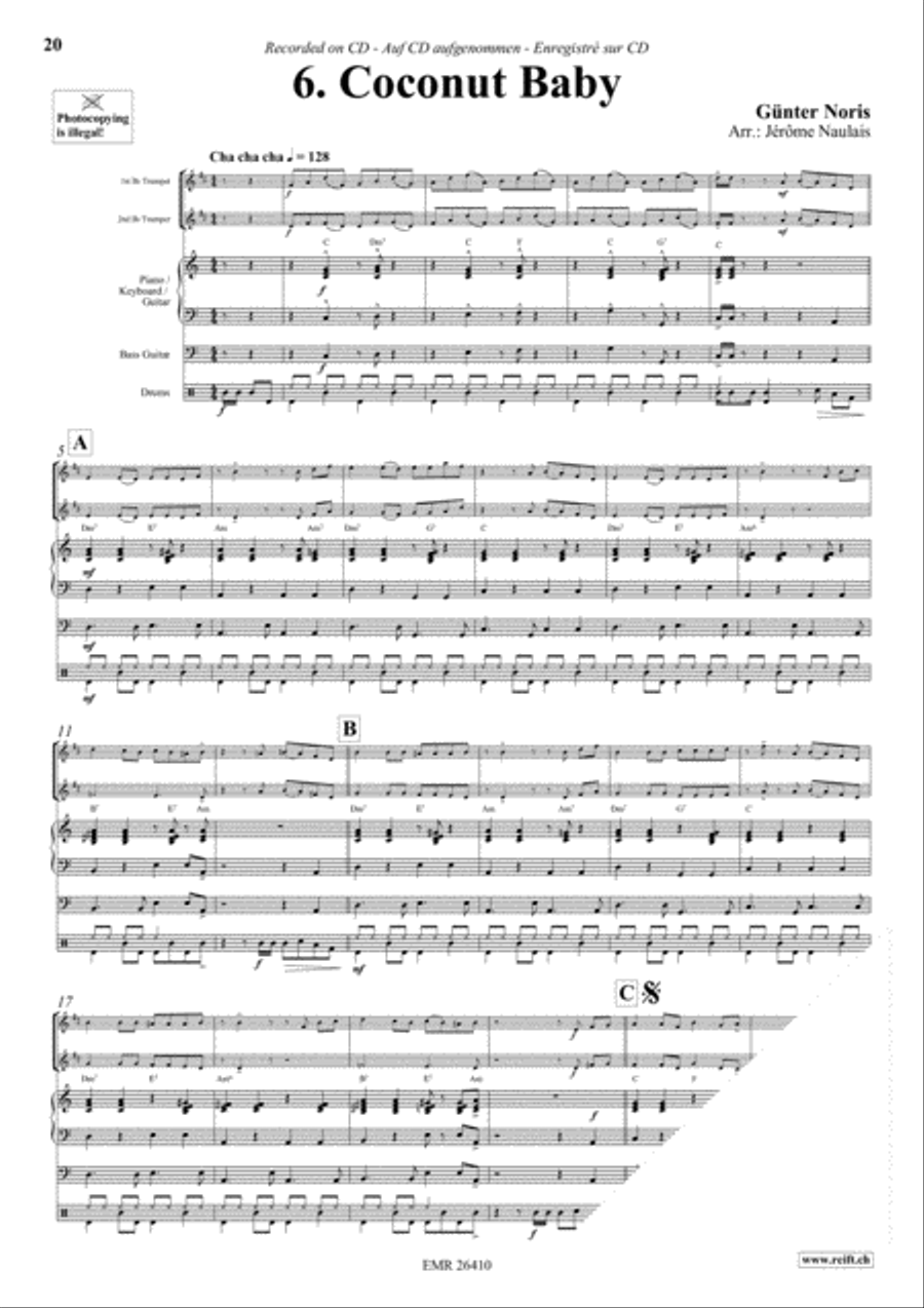 Let's Dance Volume 1 Trumpet Duet scores gallery preview page 8