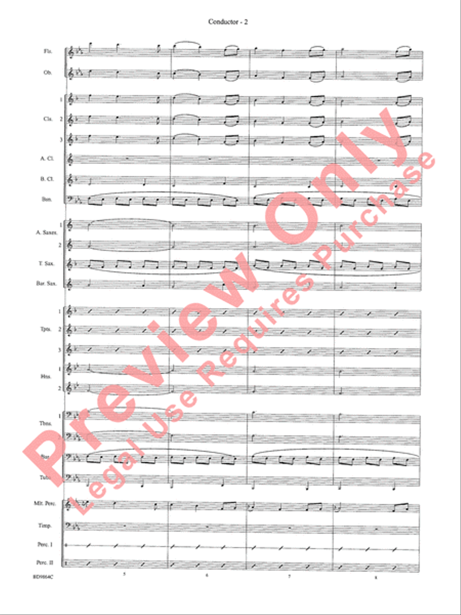 Morning Madness Concert Band scores gallery preview page 5