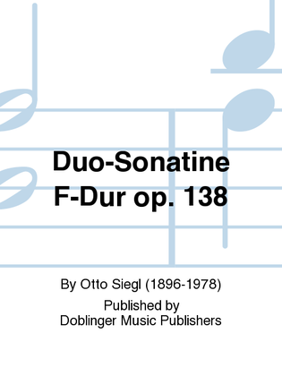 Duo-Sonatine F-Dur op. 138