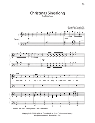 Book cover for Chirstmas Singalong