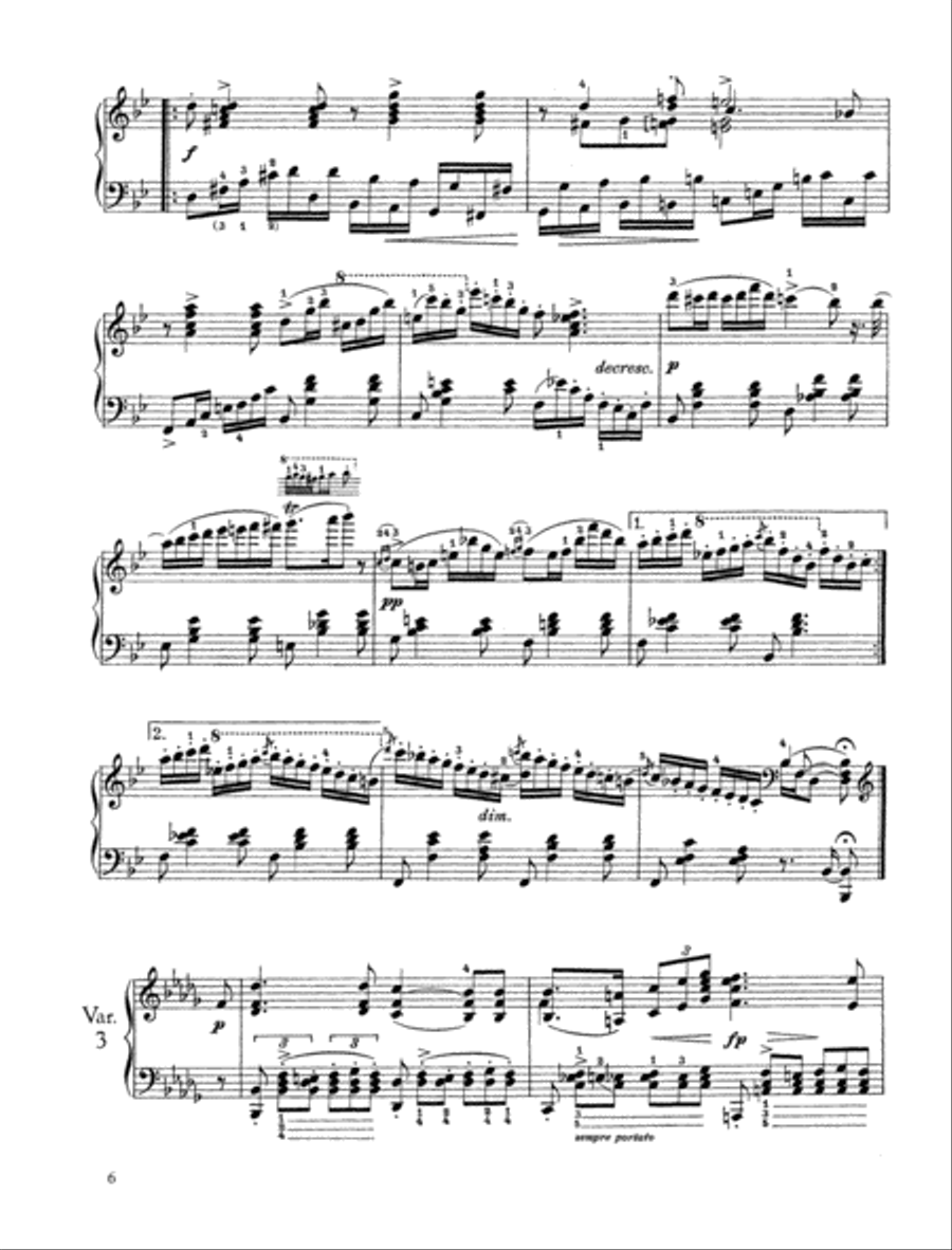 Impromptu, Op. posth. 142 D 935 No. 3 Piano Solo scores gallery preview page 4