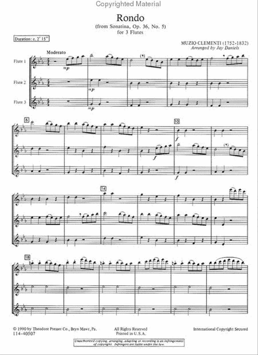 Rondo Flute Trio scores gallery preview page 2