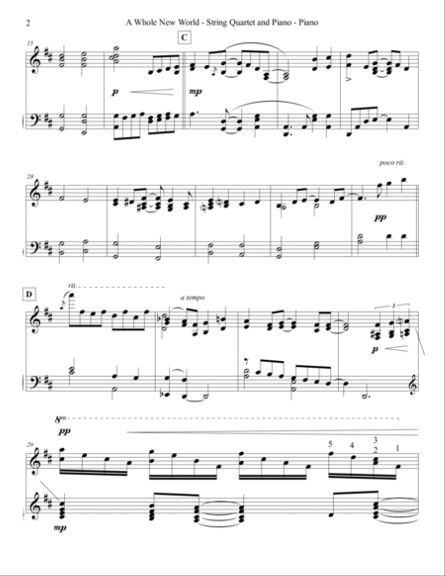 A Whole New World Violin Solo scores gallery preview page 6
