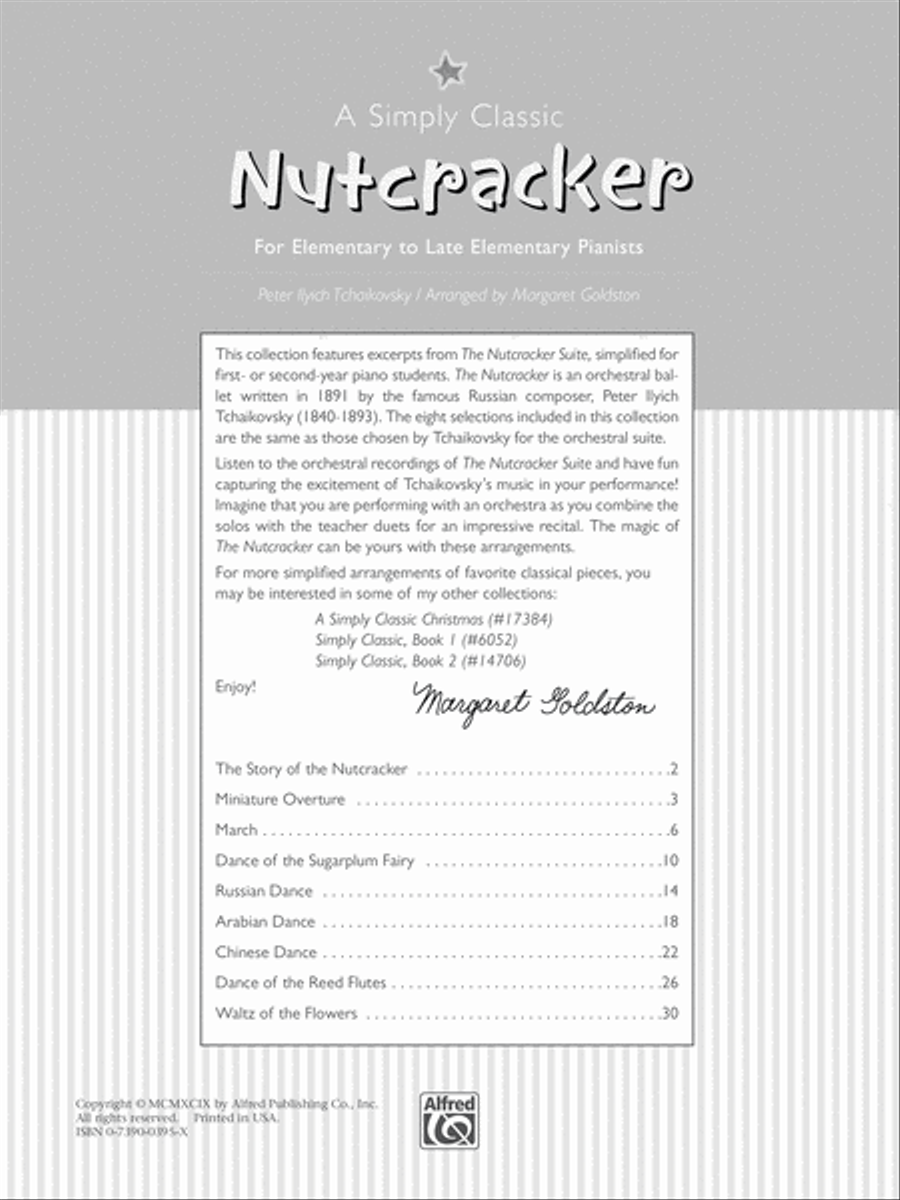 A Simply Classic Nutcracker Easy Piano scores gallery preview page 2