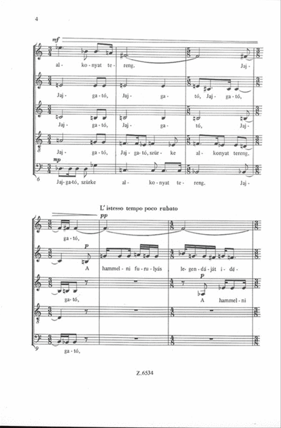 Legenda Legenda A Cappella scores gallery preview page 3