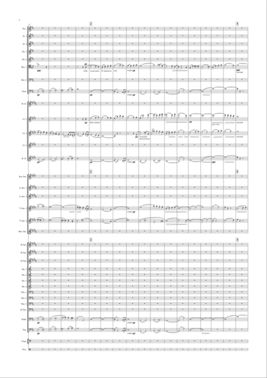 6th Movement from Symphony No.3 in D minor by Gustav Mahler Small Ensemble scores gallery preview page 2