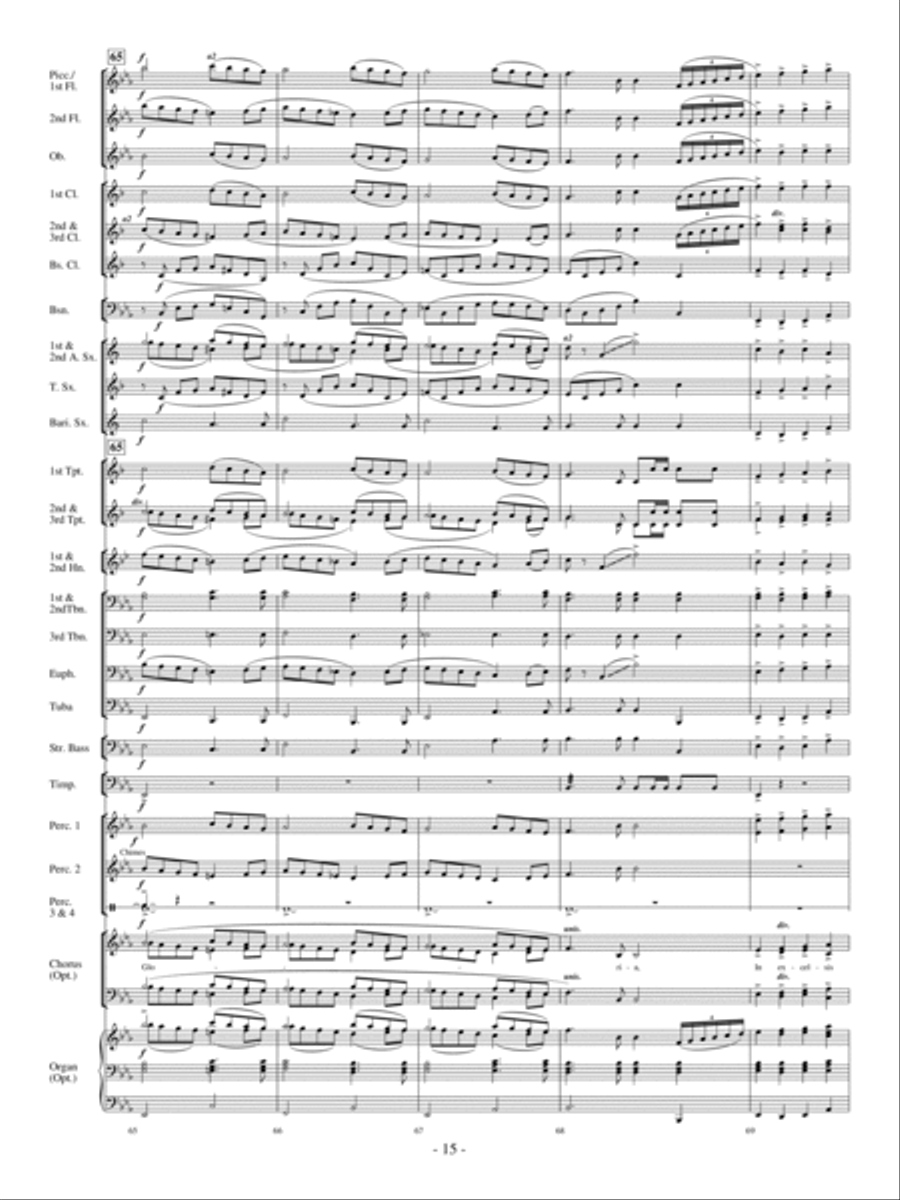 Merry Christmas, Everyone! Concert Band scores gallery preview page 14