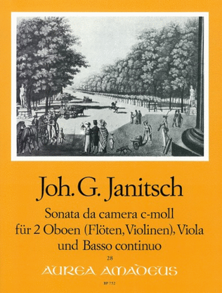 Book cover for Sonata da camera C minor op. 5
