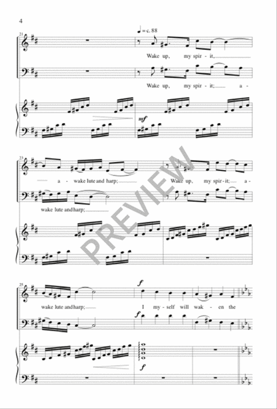 My Heart Is Firmly Fixed, O God 2-Part scores gallery preview page 5