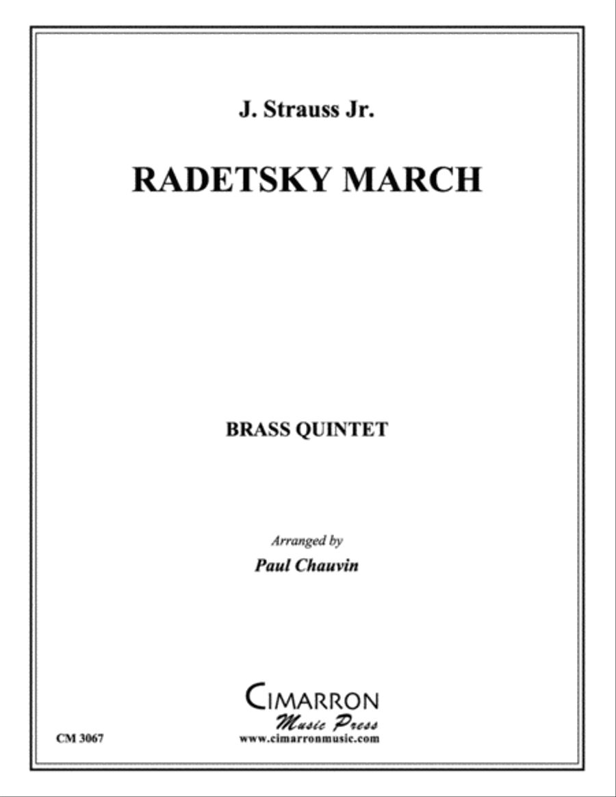 Radetsky March Brass Quintet scores gallery preview page 1