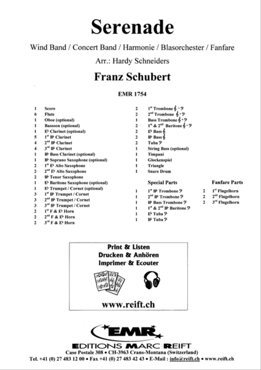 Serenade Concert Band scores gallery preview page 2