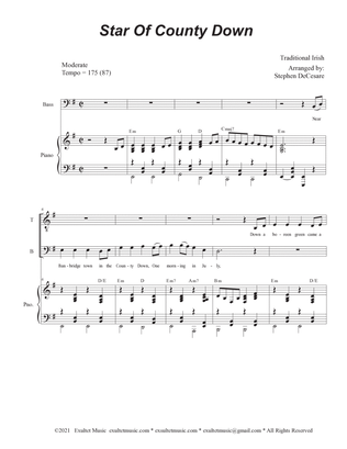 Star Of County Down (Duet for Tenor and Bass solo)