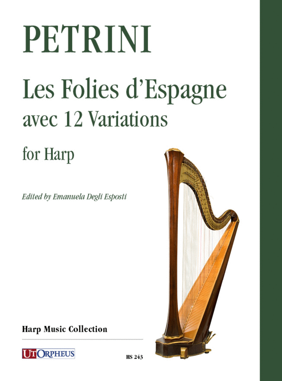 Les Folies dEspagne avec 12 Variations for Harp