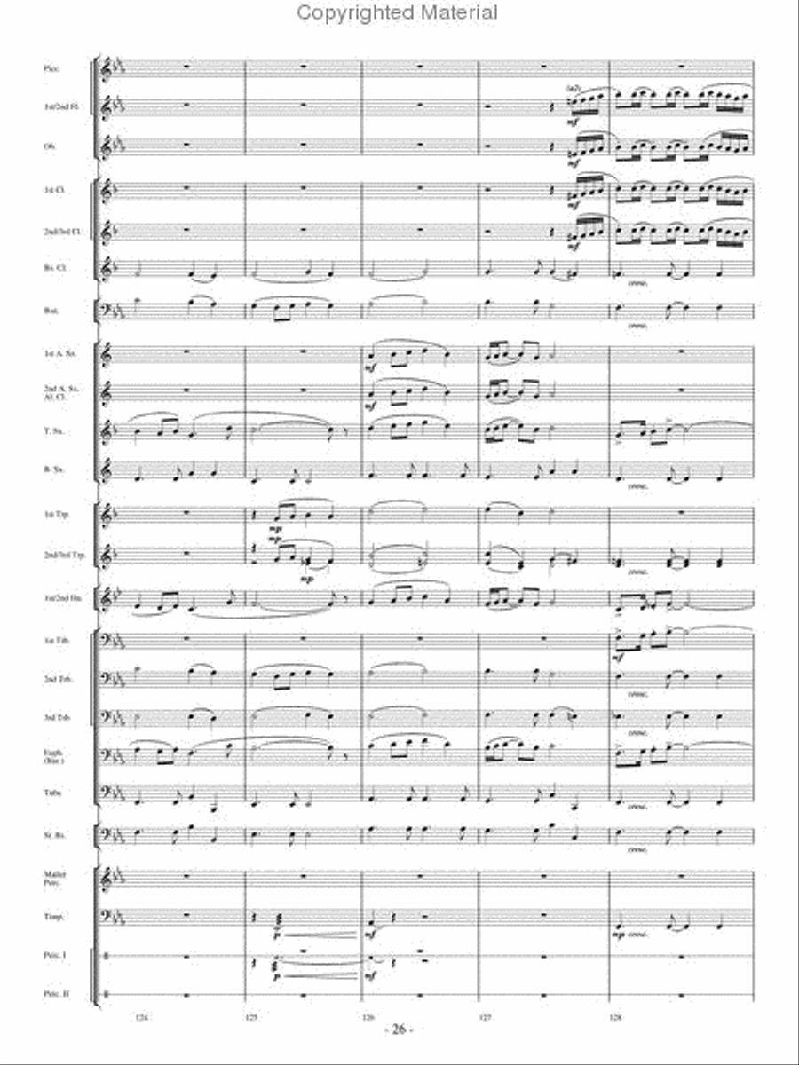 Where Eagles Soar Concert Band scores gallery preview page 25