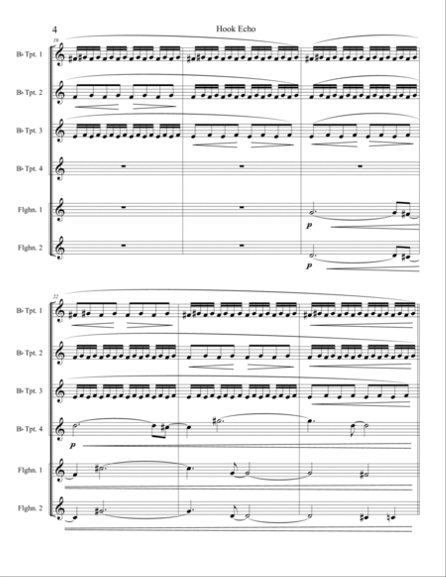 Hook Echo Hook Echo Brass Duet scores gallery preview page 6