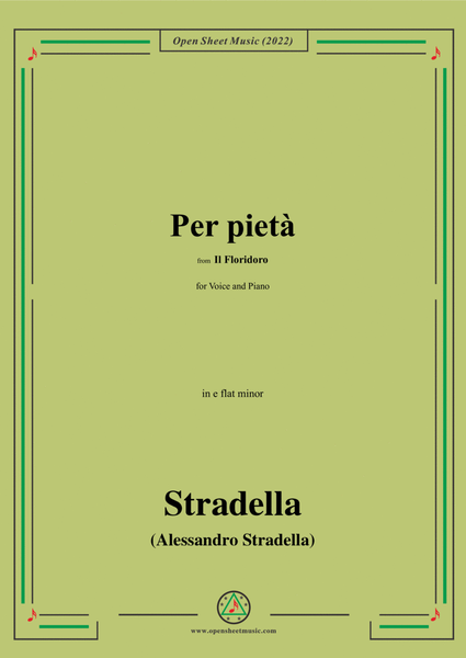 Stradella-Per pietà,from Il Floridoro,in e flat minor image number null