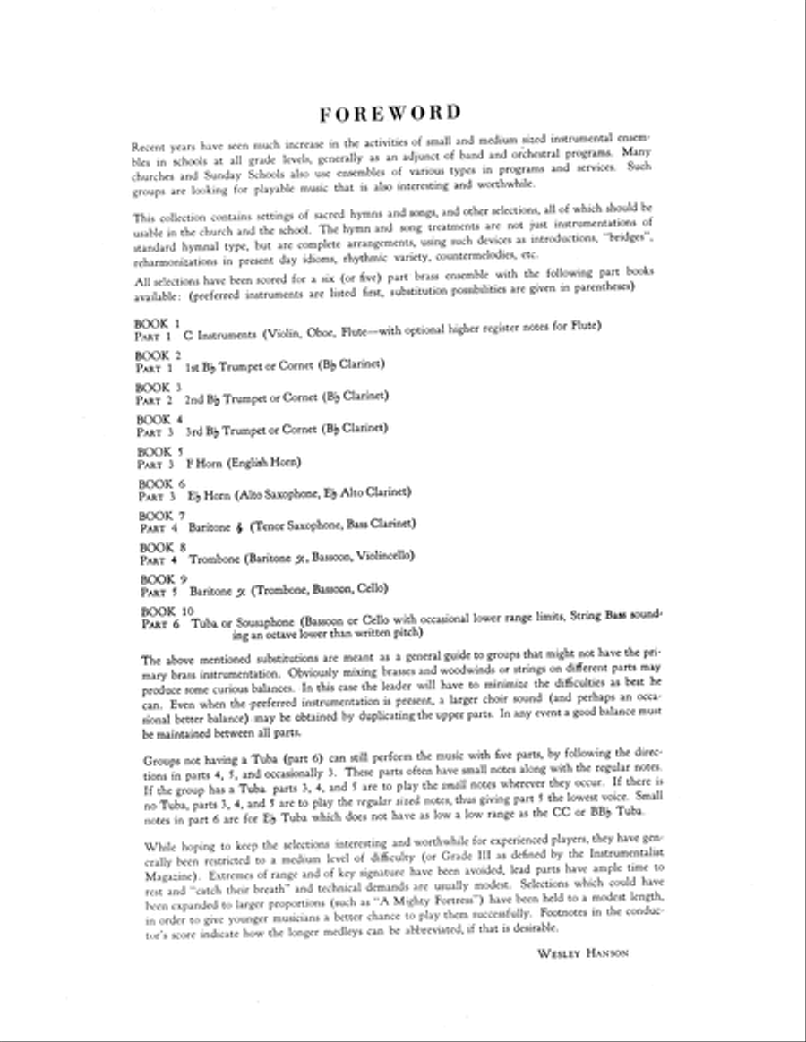 Ensemble Music for Church and School Part scores gallery preview page 2