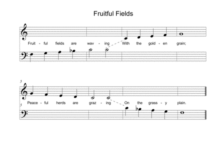 Fruitful Fields Harvest Song for Beginners image number null