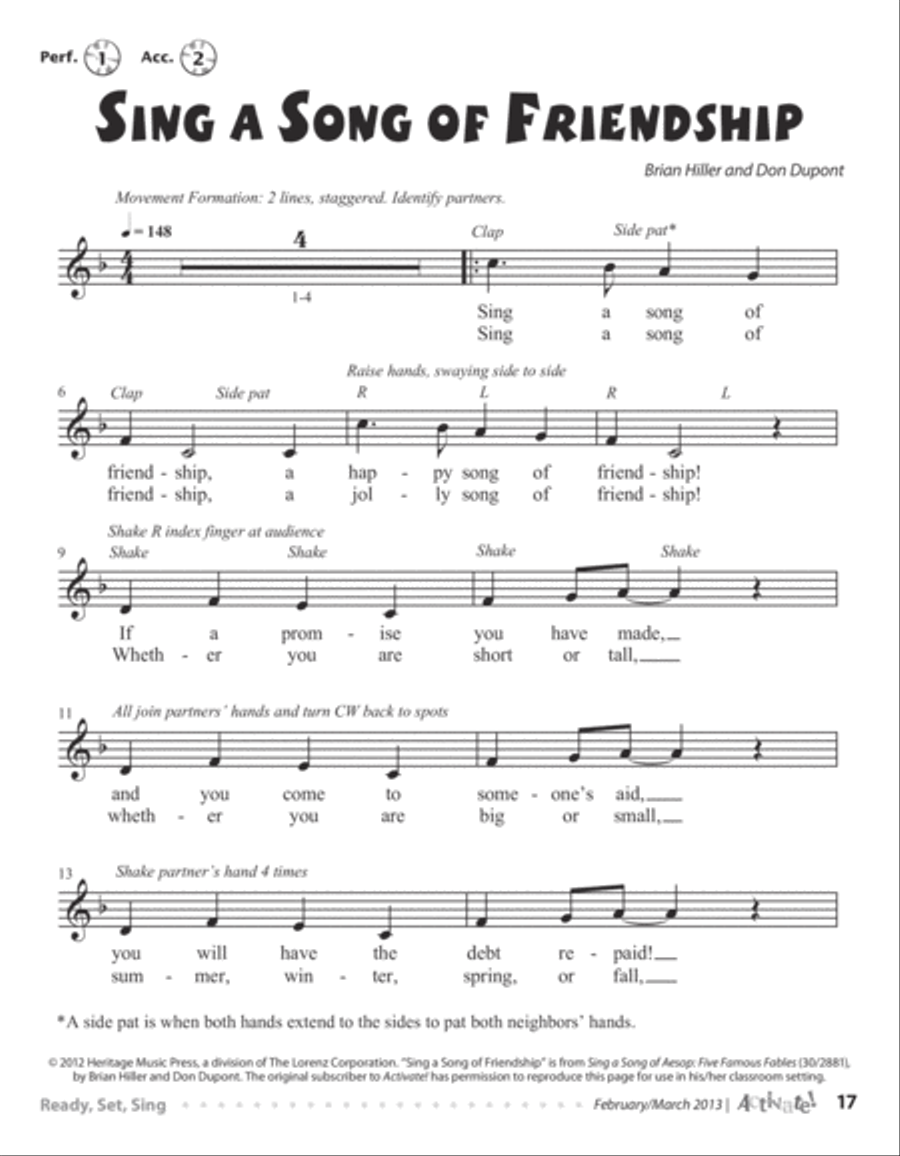 Activate! Feb/Mar 13 Activate! Feb/Mar 13 Unison Choir scores gallery preview page 3