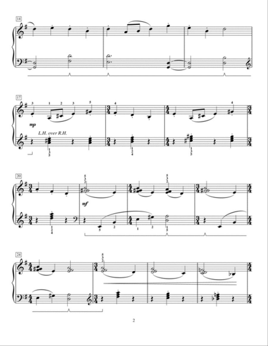 Daffodil Caprice Piano Method scores gallery preview page 2