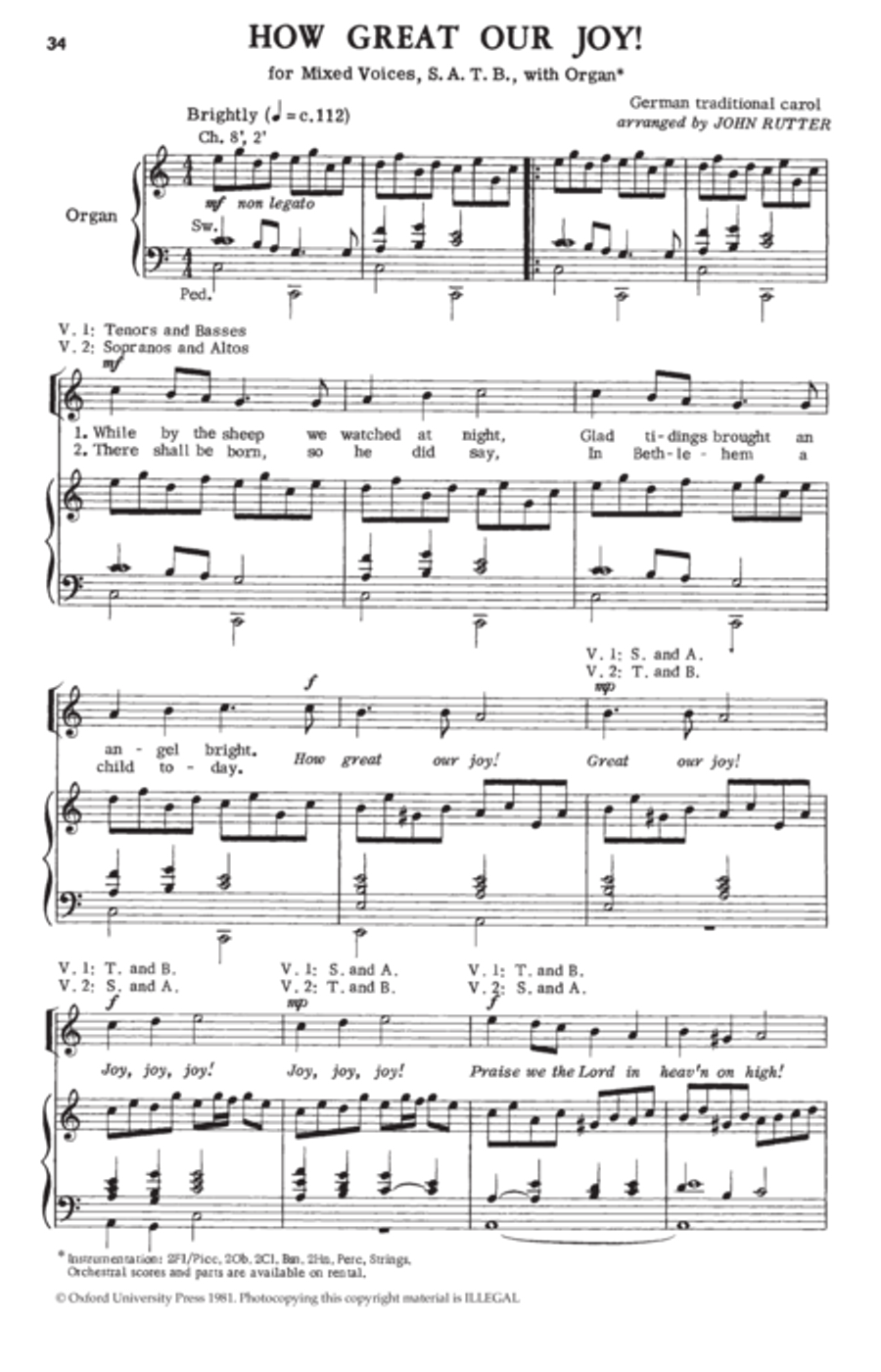 Joy to the World 4-Part scores gallery preview page 11