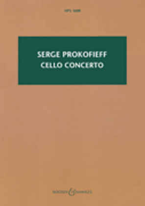 Book cover for Cello Concerto In E Minor, Op. 58