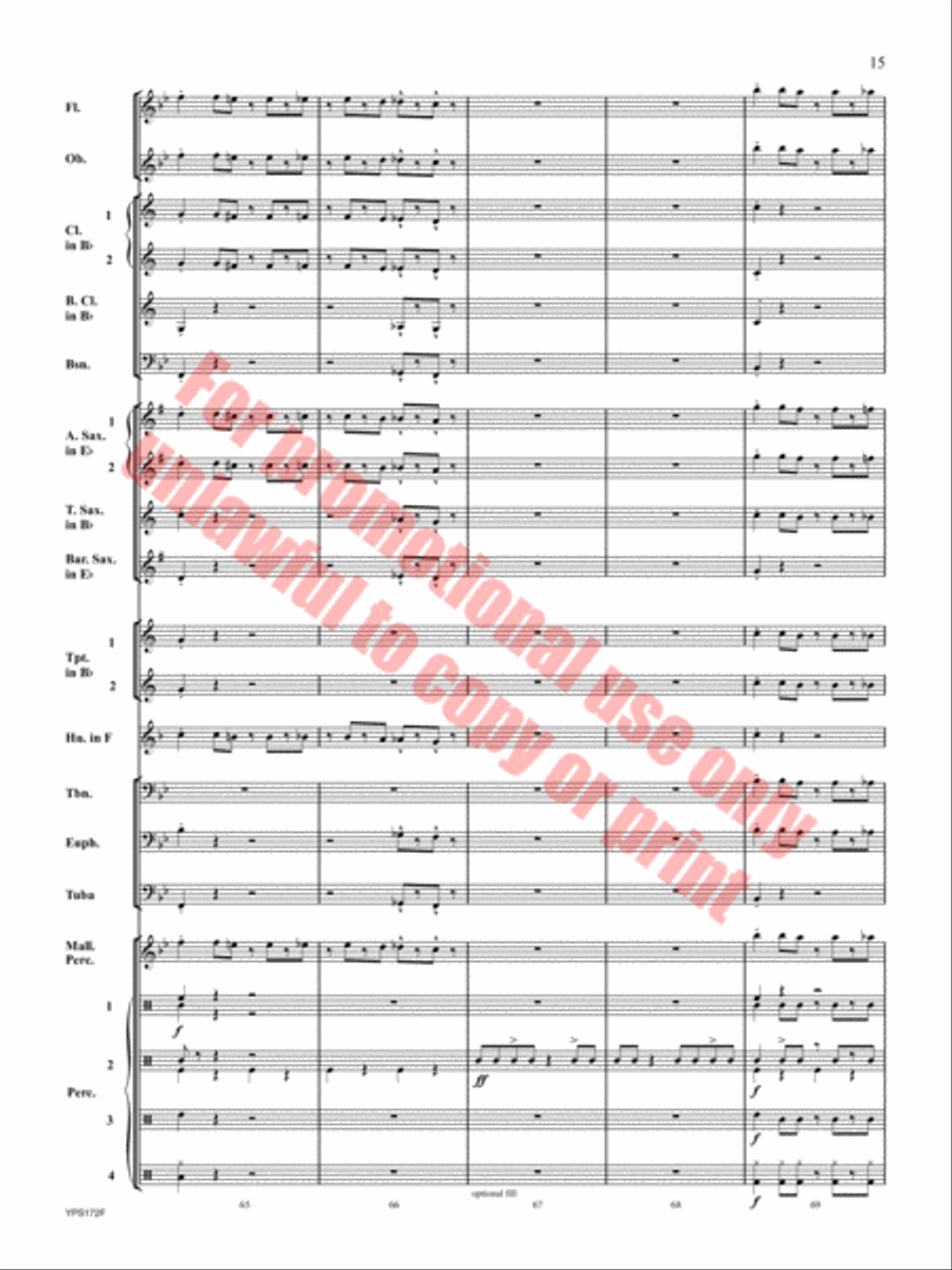 Chips and Salsa Concert Band scores gallery preview page 16