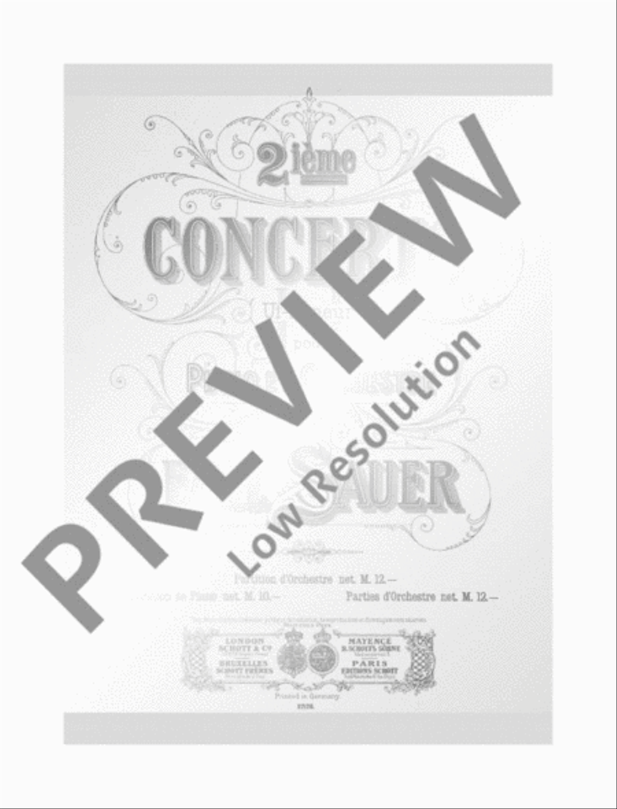 Piano Concerto C Minor Piano Solo scores gallery preview page 2