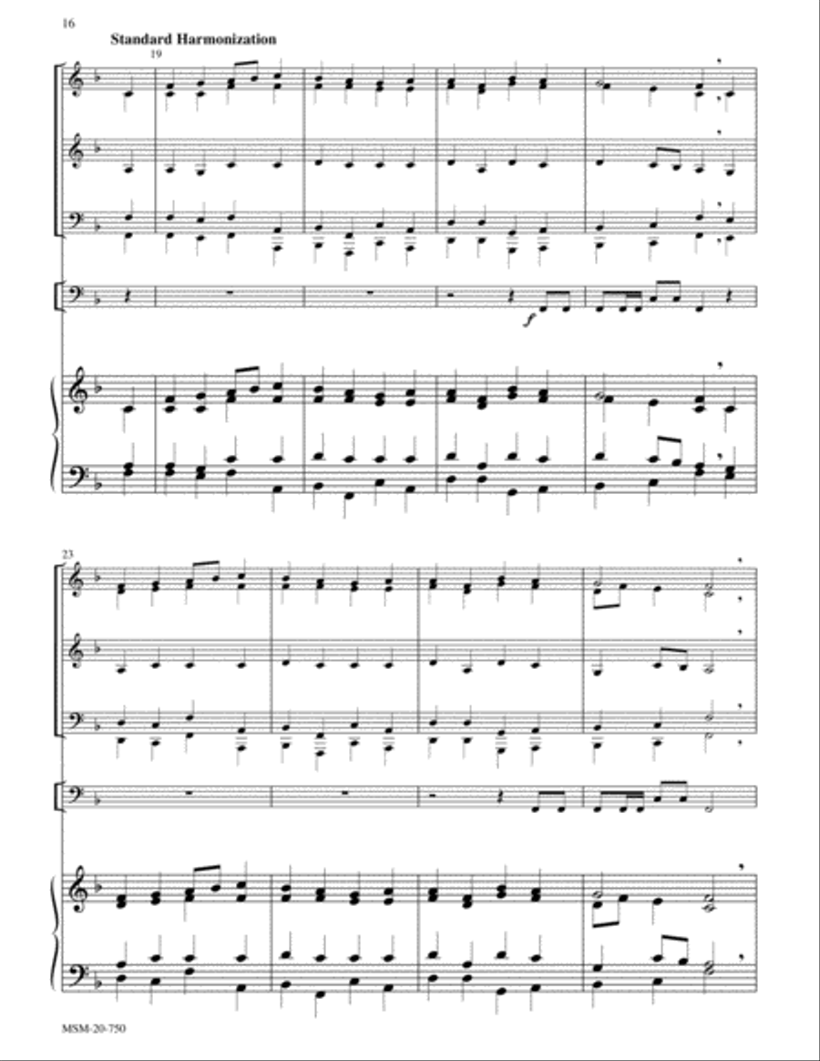 Festive Hymn Settings for Congregational Singing Set 1: Christ the King Choir scores gallery preview page 10