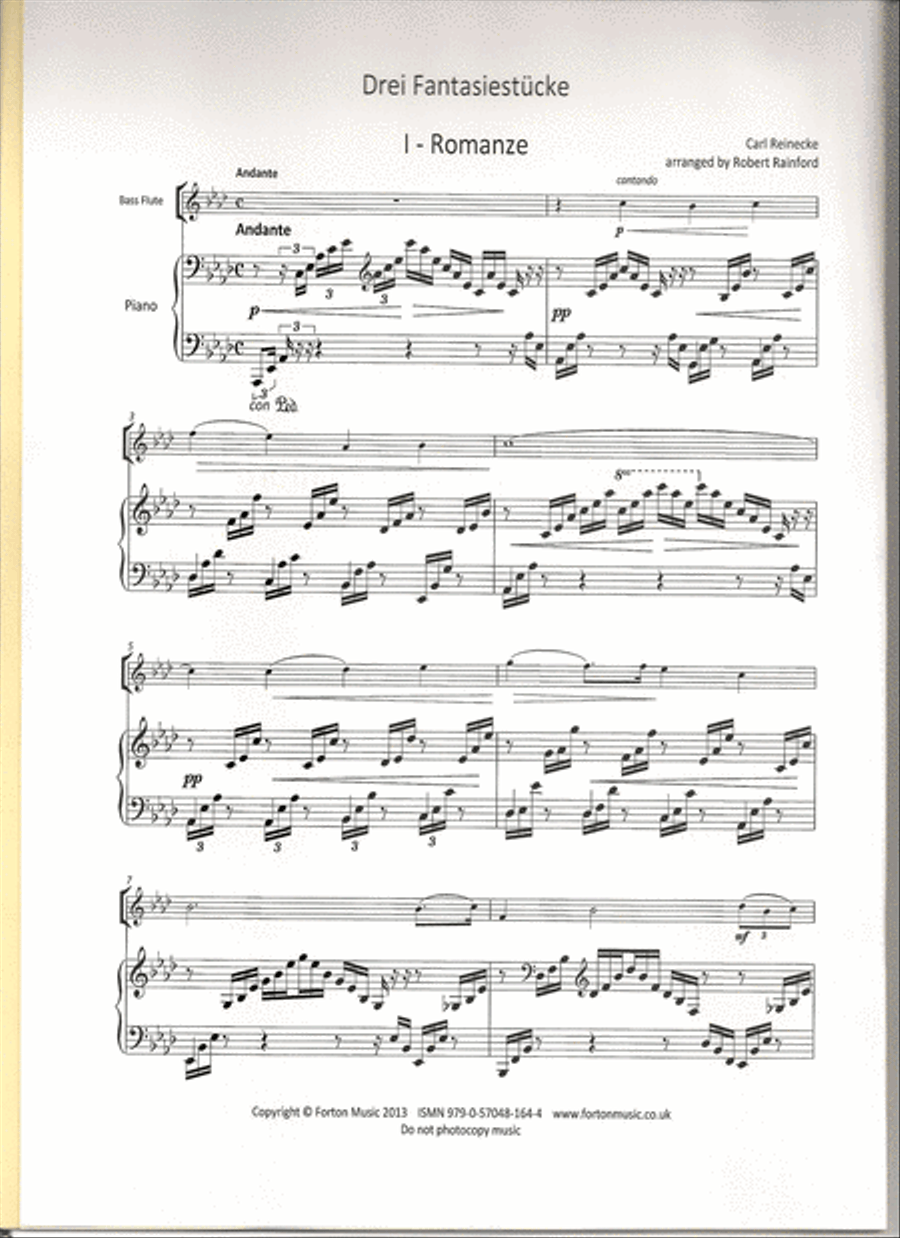Drei Fantasiestucke Flute scores gallery preview page 2