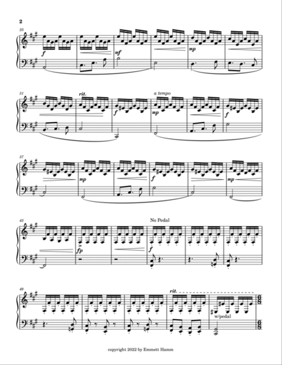 Painted Rhapsody Painted Rhapsody Piano Solo scores gallery preview page 2