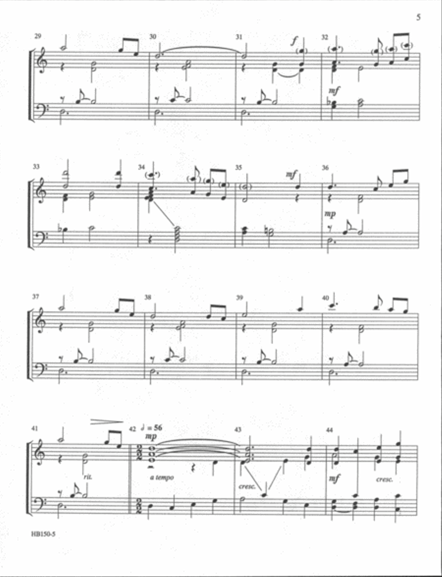 What Wondrous Love Is This - Larson 5-Octaves scores gallery preview page 4